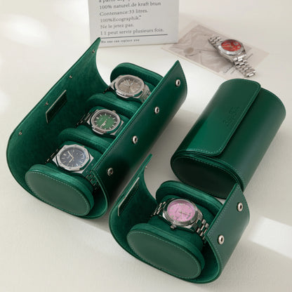Premium Leather Watch Roll