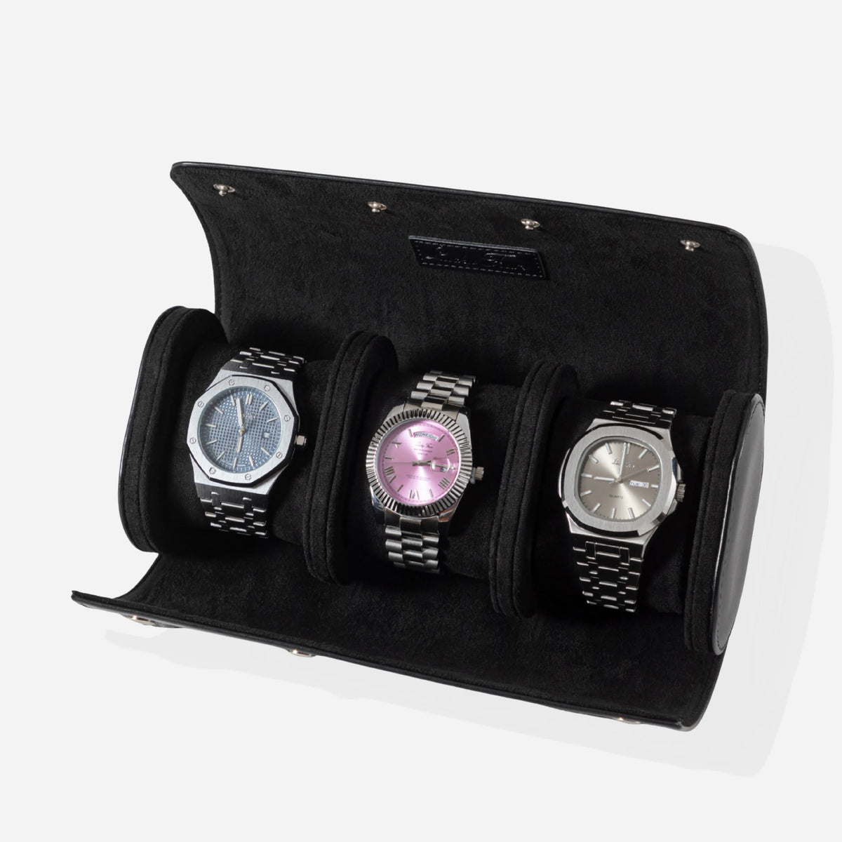 Premium Leather Watch Roll – Lucky Fours